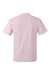 Hanes 5250 Mens Authentic Short Sleeve Crewneck T-Shirt Pale Pink Flat Back