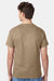 Hanes 5250 Mens Authentic Short Sleeve Crewneck T-Shirt Pebble Model Back