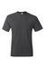 Hanes 5250 Mens Authentic Short Sleeve Crewneck T-Shirt Smoke Grey Flat Front