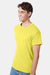 Hanes 5250 Mens Authentic Short Sleeve Crewneck T-Shirt Yellow Model Side