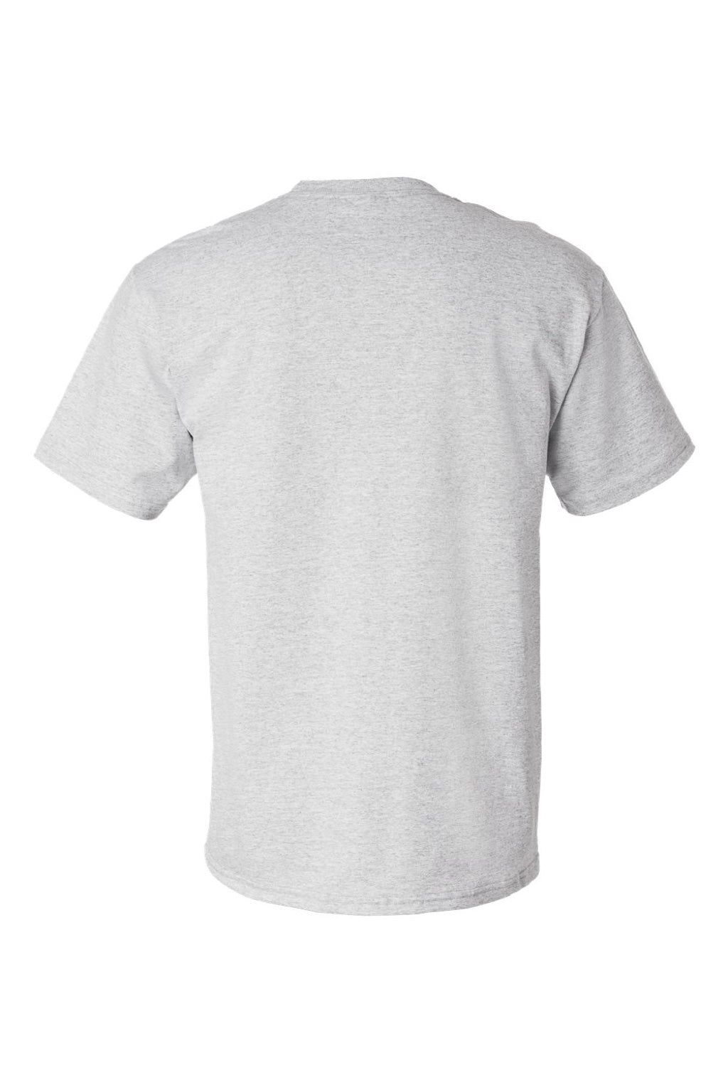 Hanes 5280 Mens Essential-T Short Sleeve Crewneck T-Shirt Ash Grey Flat Back