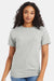 Hanes 5280 Mens Essential-T Short Sleeve Crewneck T-Shirt Ash Grey Model Front