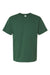 Hanes 5280 Mens Essential-T Short Sleeve Crewneck T-Shirt Athletic Dark Green Flat Front