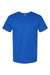 Hanes 5280 Mens Essential-T Short Sleeve Crewneck T-Shirt Athletic Royal Blue Flat Front