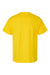Hanes 5280 Mens Essential-T Short Sleeve Crewneck T-Shirt Athletic Yellow Flat Back