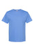 Hanes 5280 Mens Essential-T Short Sleeve Crewneck T-Shirt Carolina Blue Flat Front