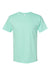 Hanes 5280 Mens Essential-T Short Sleeve Crewneck T-Shirt Clean Mint Green Flat Front