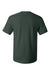 Hanes 5280 Mens Essential-T Short Sleeve Crewneck T-Shirt Deep Forest Green Flat Back