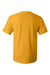 Hanes 5280 Mens Essential-T Short Sleeve Crewneck T-Shirt Gold Flat Back