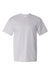 Hanes 5280 Mens Essential-T Short Sleeve Crewneck T-Shirt Light Steel Grey Flat Front