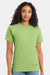 Hanes 5280 Mens Essential-T Short Sleeve Crewneck T-Shirt Lime Green Model Front