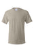 Hanes 5280 Mens Essential-T Short Sleeve Crewneck T-Shirt Sand Flat Front