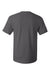 Hanes 5280 Mens Essential-T Short Sleeve Crewneck T-Shirt Smoke Grey Flat Back
