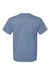 Hanes 5280 Mens Essential-T Short Sleeve Crewneck T-Shirt Stonewashed Blue Flat Back