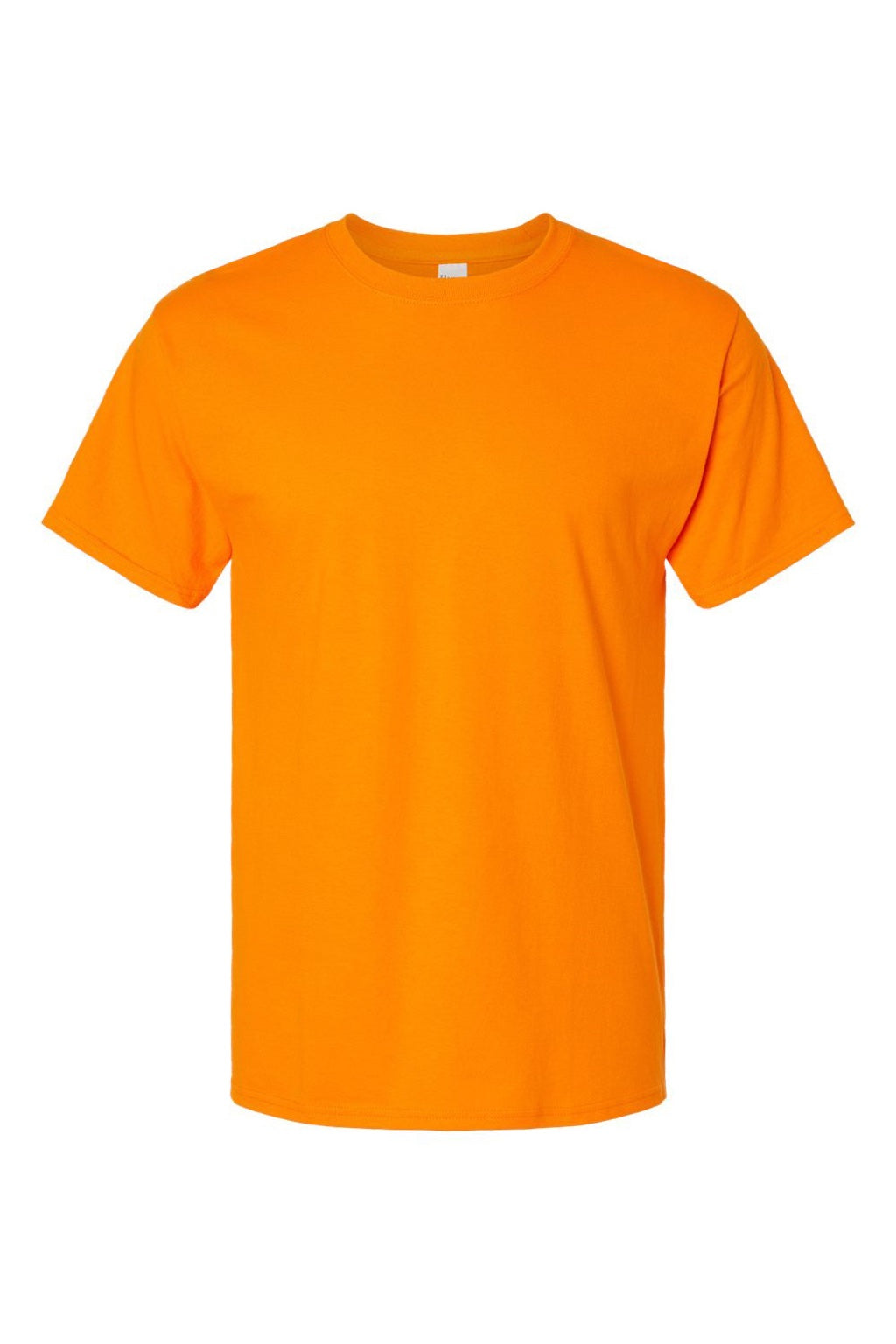 Hanes 5280 Mens Essential-T Short Sleeve Crewneck T-Shirt Tennessee Orange Flat Front