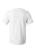 Hanes 5280 Mens Essential-T Short Sleeve Crewneck T-Shirt White Flat Back