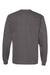 Hanes 5286 Mens Essential-T Long Sleeve Crewneck T-Shirt Smoke Grey Flat Back