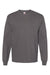 Hanes 5286 Mens Essential-T Long Sleeve Crewneck T-Shirt Smoke Grey Flat Front