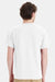 Hanes 5290P Mens Essential Short Sleeve Crewneck T-Shirt w/ Pocket White Model Back