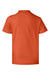 Hanes 5370 Youth EcoSmart Short Sleeve Crewneck T-Shirt Orange Flat Back