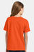 Hanes 5370 Youth EcoSmart Short Sleeve Crewneck T-Shirt Orange Model Back