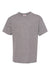 Hanes 5370 Youth EcoSmart Short Sleeve Crewneck T-Shirt Oxford Grey Flat Front