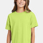 Hanes Youth EcoSmart Short Sleeve Crewneck T-Shirt - Safety Green
