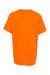 Hanes 5370 Youth EcoSmart Short Sleeve Crewneck T-Shirt Safety Orange Flat Back