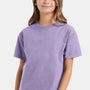 Hanes Youth Authentic Short Sleeve Crewneck T-Shirt - Lavender Purple