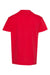 Hanes 5480 Youth Essential-T Short Sleeve Crewneck T-Shirt Athletic Red Flat Back