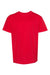 Hanes 5480 Youth Essential-T Short Sleeve Crewneck T-Shirt Athletic Red Flat Front