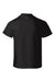 Hanes 5480 Youth Essential-T Short Sleeve Crewneck T-Shirt Black Flat Back