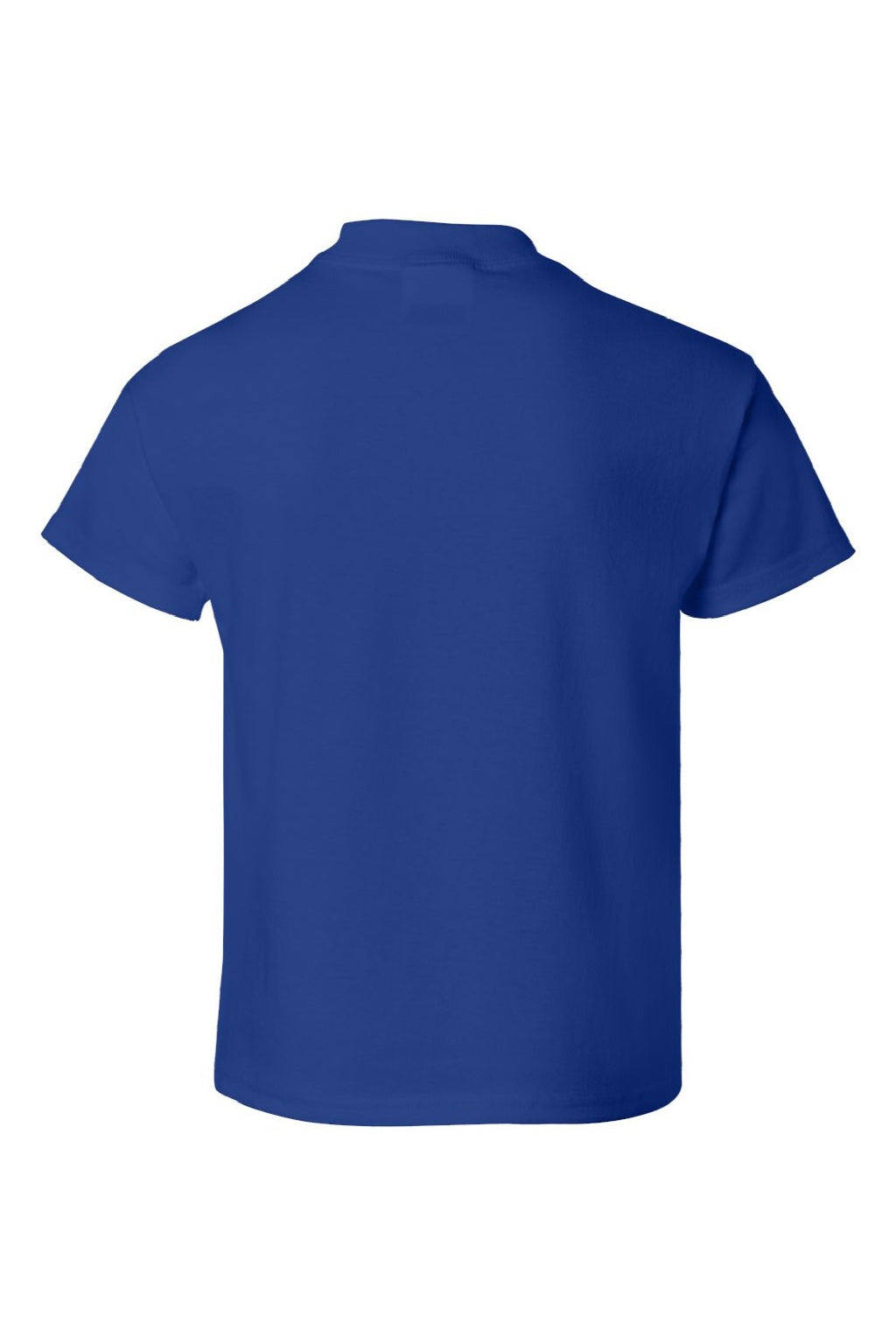 Hanes 5480 Youth Essential-T Short Sleeve Crewneck T-Shirt Deep Royal Blue Flat Back