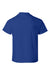 Hanes 5480 Youth Essential-T Short Sleeve Crewneck T-Shirt Deep Royal Blue Flat Back