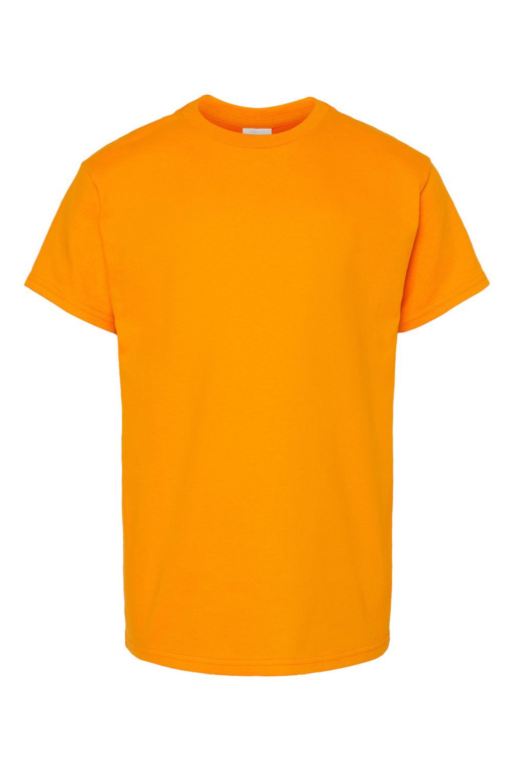 Hanes 5480 Youth Essential-T Short Sleeve Crewneck T-Shirt Tennessee Orange Flat Front