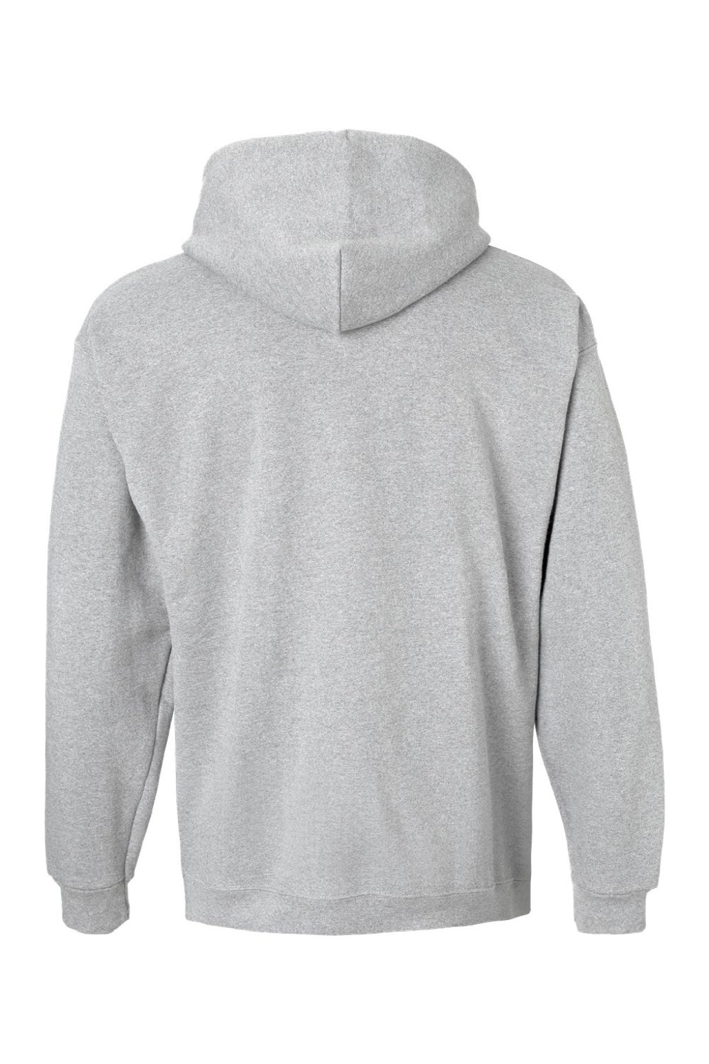 Hanes F170 Mens Ultimate Cotton PrintPro XP Pill Resistant Hooded Sweatshirt Hoodie w/ Pouch Pocket Light Steel Grey Flat Back