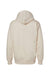 Hanes F170 Mens Ultimate Cotton PrintPro XP Pill Resistant Hooded Sweatshirt Hoodie w/ Pouch Pocket Natural Flat Back