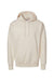 Hanes F170 Mens Ultimate Cotton PrintPro XP Pill Resistant Hooded Sweatshirt Hoodie w/ Pouch Pocket Natural Flat Front