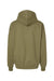 Hanes F170 Mens Ultimate Cotton PrintPro XP Pill Resistant Hooded Sweatshirt Hoodie w/ Pouch Pocket Oregano Flat Back