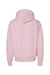 Hanes F170 Mens Ultimate Cotton PrintPro XP Pill Resistant Hooded Sweatshirt Hoodie w/ Pouch Pocket Pale Pink Flat Back
