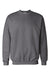 Hanes F260 Mens Ultimate Cotton PrintPro XP Pill Resistant Crewneck Sweatshirt Heather Charcoal Grey Flat Front