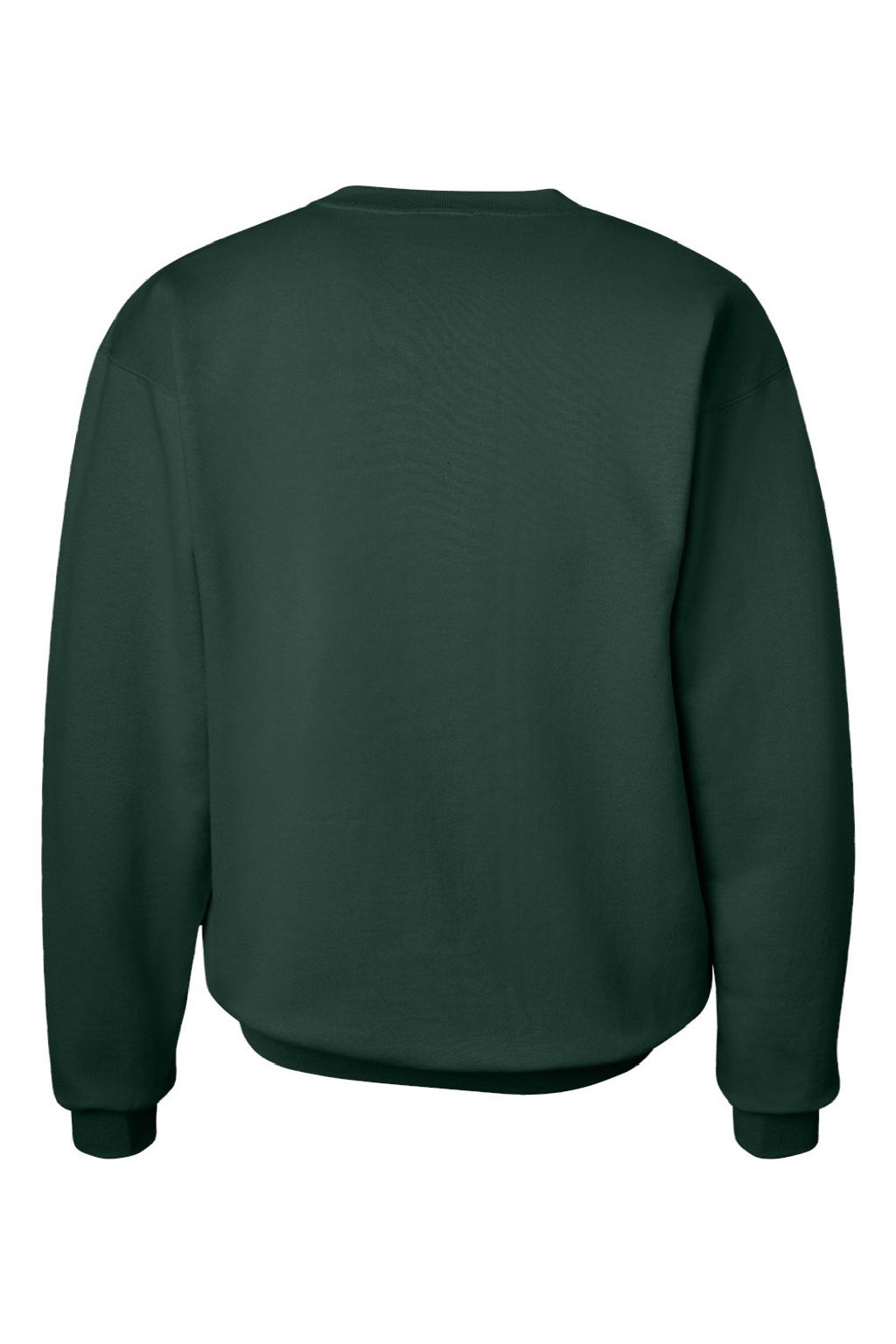 Hanes F260 Mens Ultimate Cotton PrintPro XP Pill Resistant Crewneck Sweatshirt Deep Forest Green Flat Back
