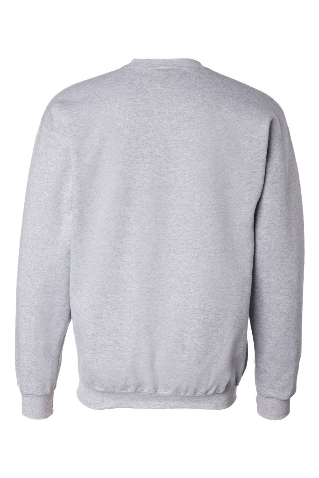 Hanes F260 Mens Ultimate Cotton PrintPro XP Pill Resistant Crewneck Sweatshirt Light Steel Grey Flat Back