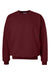 Hanes F260 Mens Ultimate Cotton PrintPro XP Pill Resistant Crewneck Sweatshirt Maroon Flat Front