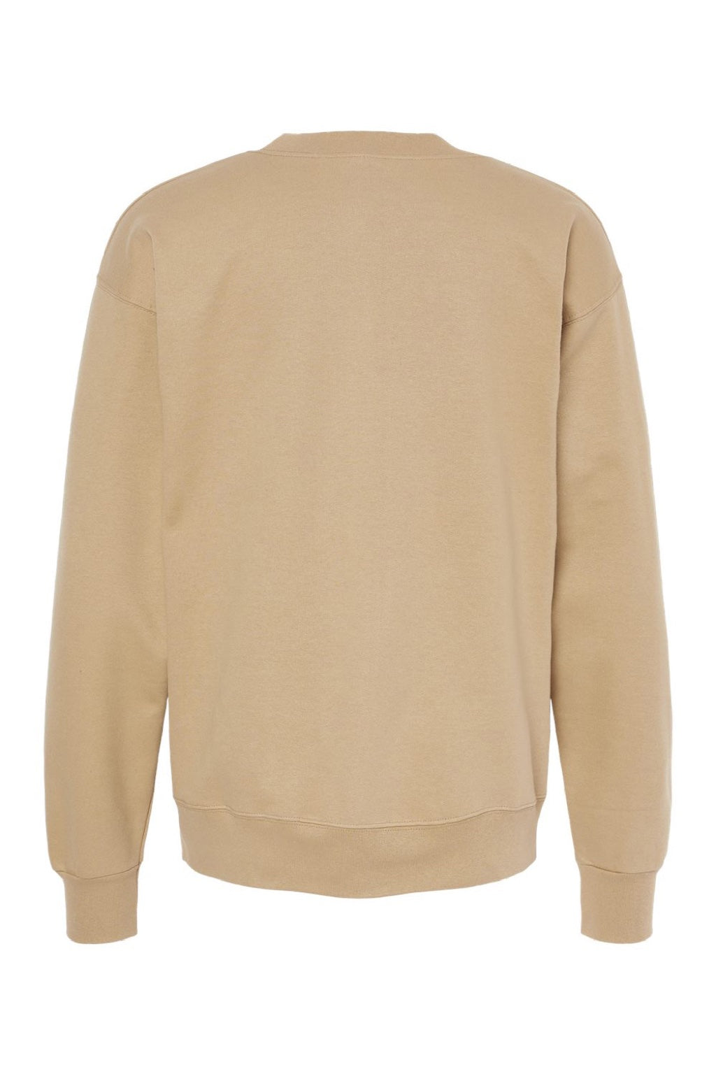 Hanes F260 Mens Ultimate Cotton PrintPro XP Pill Resistant Crewneck Sweatshirt Pebble Brown Flat Back