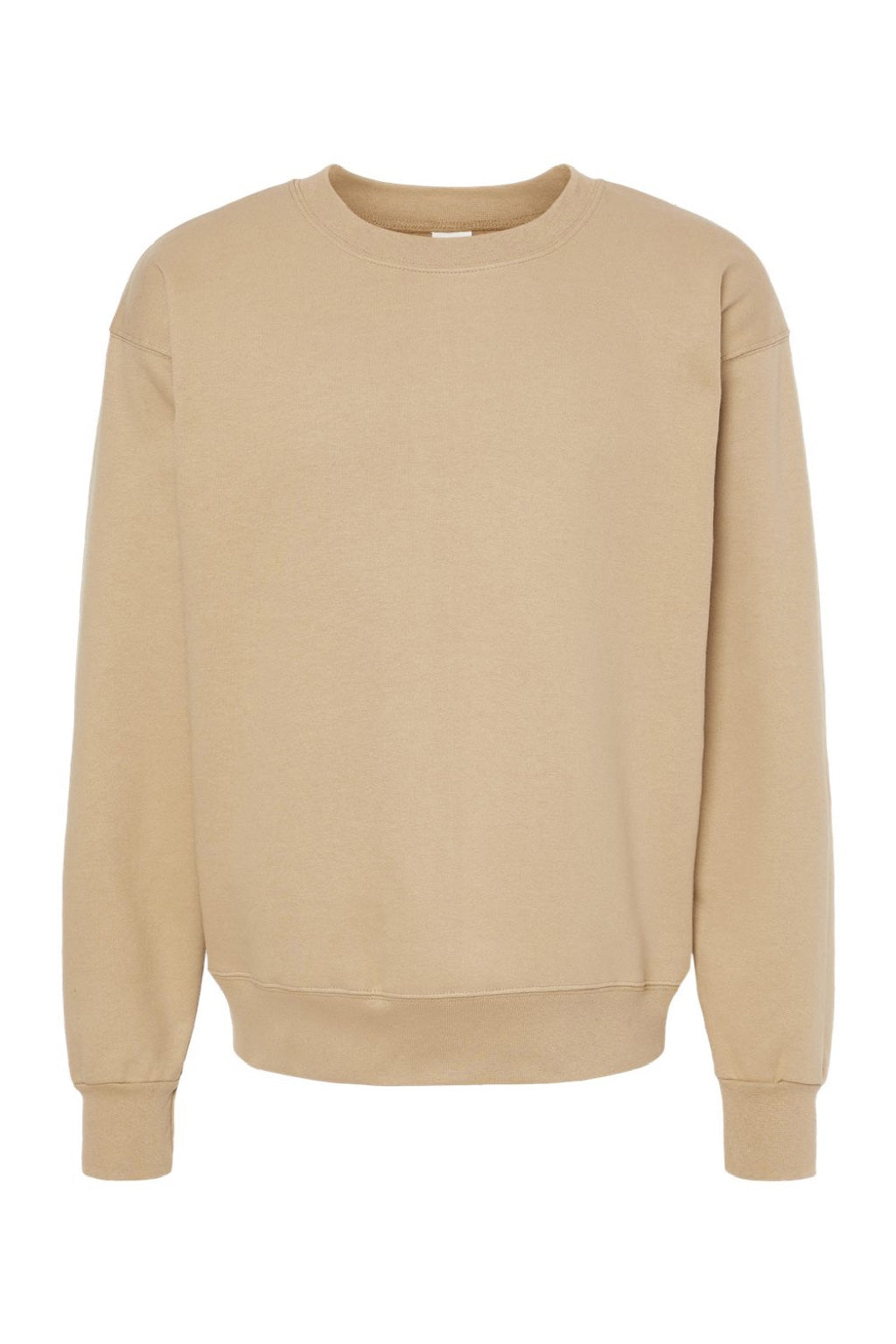 Hanes F260 Mens Ultimate Cotton PrintPro XP Pill Resistant Crewneck Sweatshirt Pebble Brown Flat Front