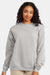Hanes P160 Mens EcoSmart Print Pro XP Pill Resistant Fleece Crewneck Sweatshirt Ash Grey Model Front