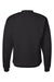 Hanes P160 Mens EcoSmart Print Pro XP Pill Resistant Fleece Crewneck Sweatshirt Black Flat Back