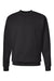 Hanes P160 Mens EcoSmart Print Pro XP Pill Resistant Fleece Crewneck Sweatshirt Black Flat Front