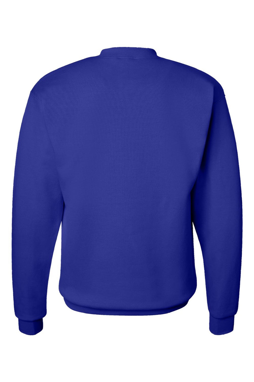 Hanes P160 Mens EcoSmart Print Pro XP Pill Resistant Fleece Crewneck Sweatshirt Deep Royal Blue Flat Back